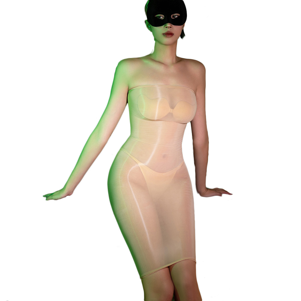 Sexy Mesh Sheer Bodycon Dress - Glattes nahtloses Kleid sexy Frauen enges