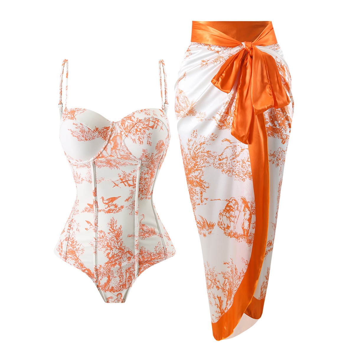 Swimwear - Damen-Tankini, Retro-Tankini, ärmellose Badebekleidung, Badeanzug mit