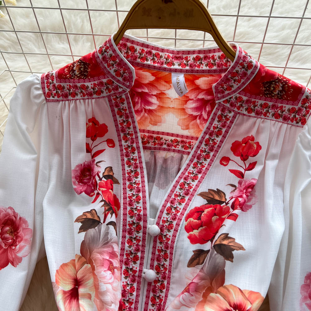 Französisches elegantes Vintag – French Vintage Floral Midi Dress Bewertung und Preis